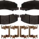 ACDelco Silver Front Brake Pad Set 14D1159CHF1 | GM 19383248 Ceramic Front Brake Pads for Select Cadillac DTS, Buick Lacrosse, Allure, Lucerne, Chevy Impala, Chevrolet Monte Carlo and more