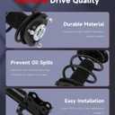 Complete Struts Shock Absorbers Fits for Toyota RAV4 (2.4L L4) 2006 2007 2008, for Toyota RAV4 (2.5L L4) 2009 2010 2011 2012 cciyu 172276 172275 Quick Struts Assembly Front Pair Struts 4WD AWD FWD