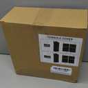 5 PCS Face Plates for PS5 Slim Disc and Digital Edition, Cover Shell Panels Accessories Compatible with PlayStation 5 Slim Protective Replacement FacePlates (Matte Black)