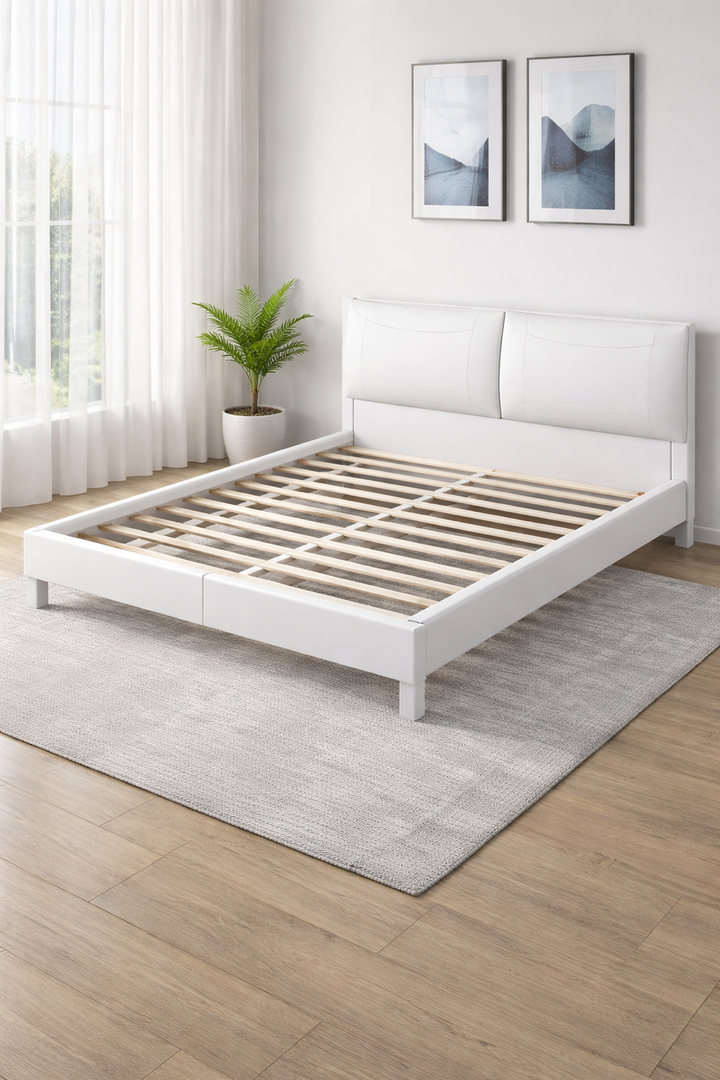 Bed Frame Queen White