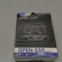 Boytond Ultra Open Ear Earbuds - Ergonomic Clip-On Earbuds, Bone Conduction Over-The-Ear Headphones with Waterproof Design and Secure Fit for Small Ears, Classic Black