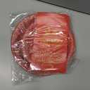 Merry Christmas Paper Plates and Napkins - 62pc Red and Gold Tableware for Winter Holiday Decoration