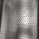 3 Pack Full Size 6 Inch, 8 Inch Hotel Pan with Lid Perforated Steam Table Pan Chafing Pans Steam Table Tray Stainless Steel Restaurant Supplies for Buffets Catering Commercial Kitchen