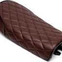 Universal Motorcycle Retro Diamond Flat Brat Style Cafe Racer Seat for CB CL Retro Yamaha SR XJ Suzuki GS (Brown)