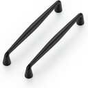 Ravinte 10 Pack 5 Inch Matte Black Kitchen Cabinet Handles Solid Zinc Alloy Cabinet Pulls Cupboard Hardware Drawer Handles