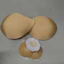 Invisible Strapless Sticky Bra Push up for Women, Ultra Adhesive Bra for Backless Dress, Cleavage Bra Lift Novelty Bras (C Cup, Light Beige)