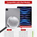 bersem Privacy Screen Protector Compatible with iPad Pro 12.9 (2022 & 2021 & 2020 & 2018 Models) Anti-Spy, Tempered Glass Film, EZ kit