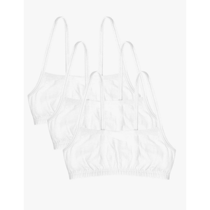 Hanes of the Loom Girls' Cotton Spaghetti Strap Sport Bra 2 XL