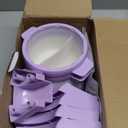 Electric Fondue Pot Set with 2 Pots, Candy & Chocolate Melting Pot, Melting Chocolate Warmer for Dipping, Fondue Pot Electric Set, Fondue Forks Included, 2.5 Cups, Lavender