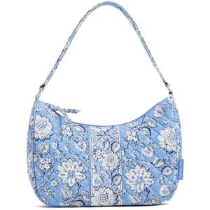 Vera Bradley Women's Cotton Frannie Crescent Crossbody Purse