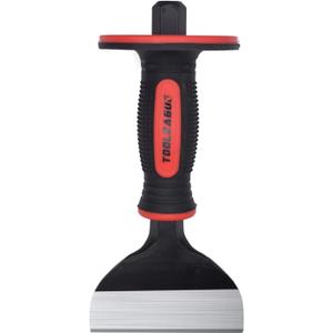 TOOLEAGUE Heavy Duty Masonry Chisel,8 inches Brick Chisel with Hand Protection1Pc)
