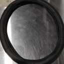 Motor Trend Perforated Microfiber Leather Steering Wheel Cover for Cars Trucks SUVs Vans, Sporty Racing Improved Grip Anti-Fatigue Ergonomic Design, Airbag Compatible - Fits Standard 15" Inch - Black