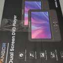 FANGOR 7.5 Inch Dual Car DVD Player, Portable DVD Player for Car with 5 Hours Rechargeable Battery, Last Memory, AV Out/in, Support USB/SD/Sync TV, All Regions