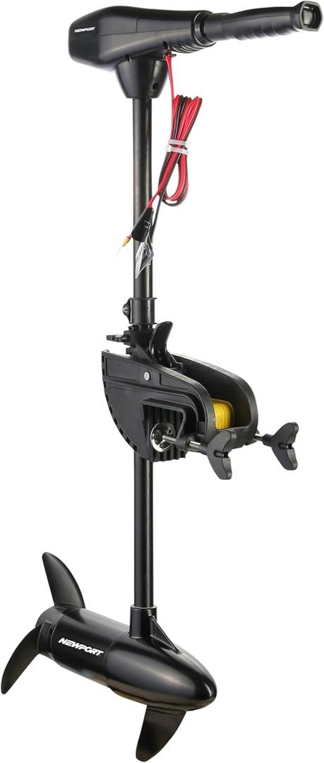 Newport NV-Series Thrust Saltwater Transom Mounted Trolling Electric Trolling Motor w/LED Battery Indicator