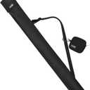 Cosmos Cue Stick Carrying Bag for 1/2 Billiard Stick Storage, 32 Inches Black Color, with Mini Zipper Storage Pouch