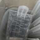 PRAKI Cereal Containers Storage Set (4L,135.2 Oz), 4PCS Airtight Food Storage Containers with Pour Spout for Kitchen & Pantry Organization Cereal Dispensers with 20 labels, Measuring Cup & Marker