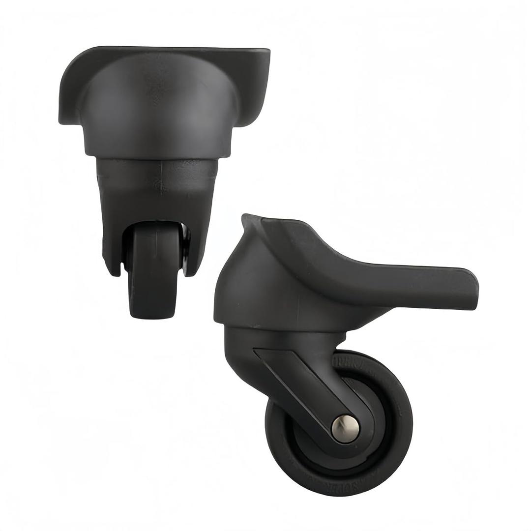 Universal Luggage Wheels Replacement Kit for Suitcase, Steel Core 360 Silent Spinner Wheels for Suitcases - Fits Major Brand Rolling Luggage (2 Pcs)