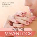 2 x Ardell Nail Addict Naked Maven, Press On Nails, Medium Coffin Shape, Nail Kit, 1-Pack (Solid Nude)