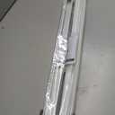 UNISHADES no Drill Cordless Roman Shades for Windows, 33" W × 64" H - 100% Blackout - Linen - Mist White