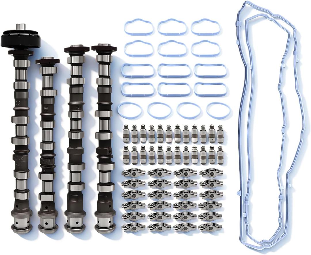 Engine Camshaft Rocker Arm Lifter Kit 3.6L V6 Compatible with Charger Challenger Durango Avenger Cherokee Wrangler ProMaster 5184380AG 5184377AG 5184378AG 5184379AG