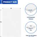 Foam Board 24 x 36 in, 3/16" (5mm) - 3 Pack, White Poster Board, Double Sided Sign Board Foam Board for Mounting, Crafts, Paintings, Art, Display.
