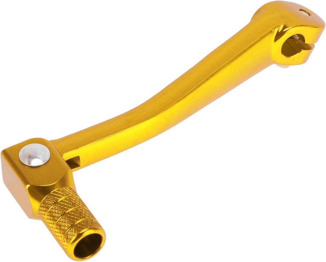 Motoforti Folding Motorcycle Gear Shifter Lever for Honda XR50 Aluminum Alloy Pedal Shift Lever Arm Gold Tone