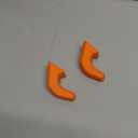 JWWY Bumper Tow Hook Covers Tow Trailer Hitch Receiver Cover Towing Hitch Rubber Sleeve Protector Cover Trim Fit for 2007-2025+Jeep Wrangler JL Gladiator JT 4XE JK Exterior Accessories 2pcs Orange