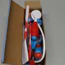 Play-Act Kids Doctor Kit, 16-Piece Medical Kit with Bag, Doctor Role Play Set with Realistic Toy Stethoscope, Reusable Record Cards, Dress Up Playset Easter Birthday Gift for Toddlers Ages 3+