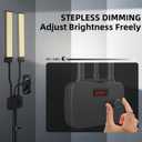 Tattoo Light, Dual Arms Lash Light with Tripod Stand & Phone Holder