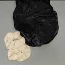 Silk Satin Hair Bonnet for Sleeping - Bonnets for Braids Black Women Curly Hair,Silk Hair Wrap Tie Band Long Big Silky Sleeping Cap with 2 Pcs Satin Scrunchies