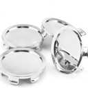 RTRHINOTUNING 4PCS 75mm Wheel Center Caps Compatible with OZ Racing Superforgiata Rims M608, OD: 2.93"(74.5 mm) ID: 2.76"(70 mm) Hub Caps Chrome Center Cap for Rims