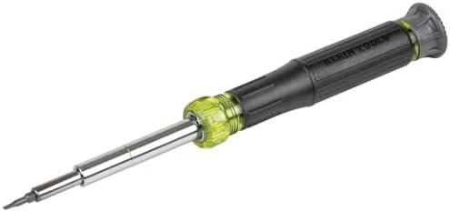 Klein Tools 32314 Electronic Screwdriver, 14-in-1 with 8 Precision Tips, Slotted, Phillips, and Tamperproof TORX Bits, 6 Precision Nut Drivers