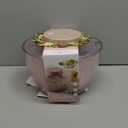 COOK WITH COLOR Electric Salad Spinner, Round 4.5L Capacity  Fast Drying & Easy Spin for Fresh Greens, Pink