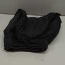 Biscaynebay Wrap Around Bed Skirts for Twin & Twin XL Beds with Extra Long Drop of 25", Black Adjustable Elastic Dust Ruffles Easy Fit Wrinkle Resistant Silky Luxurious Fabric Machine Washable