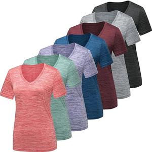 BALENNZ Workout Shirts for Women, Moisture Wicking Quick Dry Active Athletic Women's Gym Performance T Shirts, 3X
