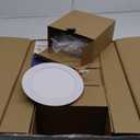 Amico 20 Pack 6 Inch 5CCT Ultra-Thin LED Recessed Ceiling Light with Junction Box, 2700K/3000K/4000K/5000K/6000K Selectable, Dimmable Can Light, 1200LM High Brightness Downlight,15W Eqv 130W,ETL