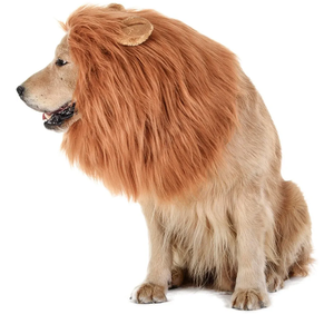 Realistic & Funny Lion Mane for Dog Complementary Lion Mane for Dog Costumes for Medium to Large Sized Dogs Costumes for Animals