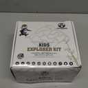 Kids Bug Catching Kit - Complete Explorer Kit with Safari Vest, Hat & More - Cute Dress-Up Safari Costume, or Zoo Keeper - Outdoor Explorer Set & Bug Toys for 7-12 Year Old Boys Girls + Adventure Book (Large, Brown)