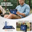 Akkerds for iPad A16 case 11th Generation 11 Inch 2025 - for iPad 10th Generation case 10.9 Inch 2022 with Pencil Holder - Screen Protector and Kickstand - Heavy Duty Rugged Protective Cover - Blue