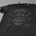 52nd Birthday Retro Limited Edition Man Woman Vintage 1973 T-Shirt L