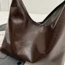 Women Tote Bags Soft Satchel Handbags PU Leather Tote Shoulder Bag Ladies Work Dating 2024 (Wine Red)