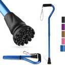 GPTCAMP Walking Cane and Walking Stick for Men Women,Lightweight Folding Canes with Offset Soft Cushioned Handle,Adjustable & Collapsible,Mobility & Leg Surgery Recovery