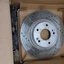A-Premium 12.00 inch (305mm) Front Drilled and Slotted Disc Brake Rotors + Ceramic Pads Kit Compatible with Select Hyundai and Kia Models - Sonata 2015-2019, Kona Electric, Optima, Niro EV, 6-PC Set