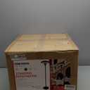 Star Patio Electric Outdoor Heater, Freestanding Patio Heater, Infrared Heaters, Hammered Bronze Finished, Tip-Over Protection, Adjustable Height and Silent Heating, ZHQ1566-C-SN2025