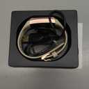 Fitness Tracker with 24/7 Heart Rate Blood Oxygen Sleep Monitor, 1.1" AMOLED Touch Screen Activity Tracker Smart Watches, IP68 Waterproof Step Counter Pedometer for Women Men (cream-coloured)