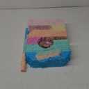 Jenaai 16 Inch Number Piata Kids Birthday Party Macaron Piata with Blindfold Stick and Confetti for Unicorn Birthday Wedding Baby Shower Decor(Number 5)