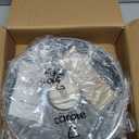 CAROTE Non Stick Frying Pan Skillet,12" Nonstick Fry Pan with Glass Lid, Egg Pan Omelet Pans, Granite Cookware Chef's Pan, PFOA Free (Classic Granite, 12-Inch)