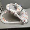 Fisher-Price Portable Baby Chair Sit-Me-Up Floor Seat with Developmental Toys & Machine Washable Seat Pad, Rainbow Showers (1 Count)