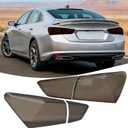 STSEV01 Taillight Cover Trim Fit for Chevy Malibu Accessories 2016-2025 L/LS/RS, Tail Light Smoked Black Style Rear Lamp Protective Guards Exterior Decoration