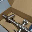 16 Inch Angled Shower Grab Bar, Munzong 2 Pack Anti Slip Satin Brushed Nickel Bathroom Grab Bar, Knurled Bathroom Balance Bar,Safety Hand Rail Support Handicap Elderly Injury Senior Assist Bath Handle